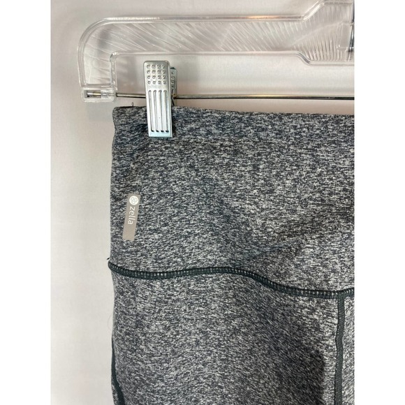 Zella Sun Salutation Grey/White Mesh Leggings size Small - Picture 6 of 8